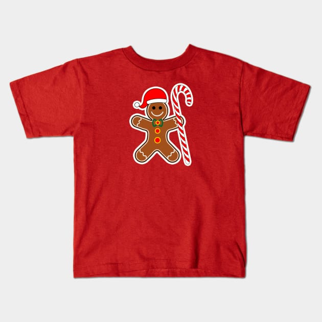 Sweet Christmas - Ginger cookie boy Kids T-Shirt by Korvus78
